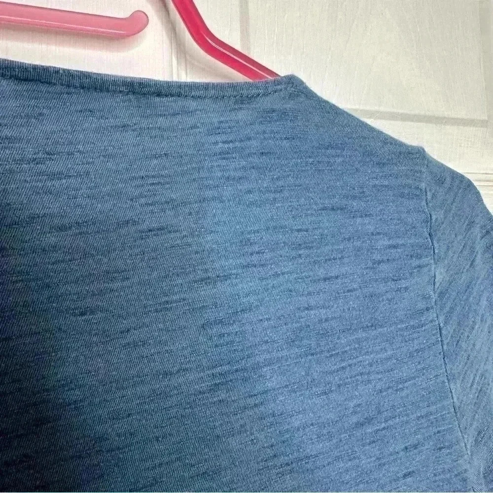 Joe Fresh T-Shirt Embroidered  Blue & White Size Extra Small - Picture 15 of 16